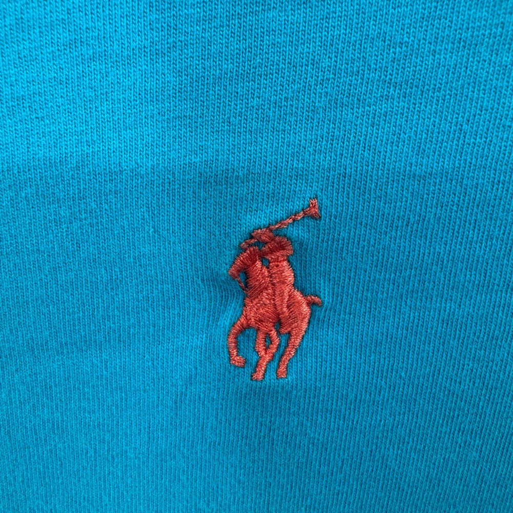 Polo Ralph Lauren Shirt Mens Large Crewneck Custom Fit Pony Logo Casual Preppy - Picture 4 of 9